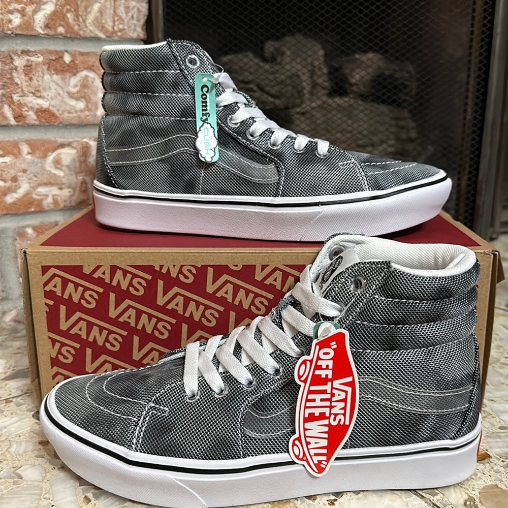 Vans Sk8 Hi Comfy Cush In Bloom multi true white